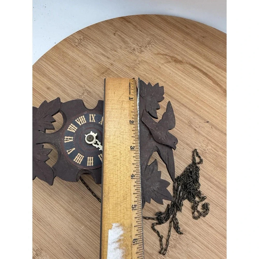 Vintage Mini German Clock Cuckoo Parts Only